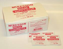 Medi-Pak Alcohol Prep Pad, Medium, Sterile #58-204